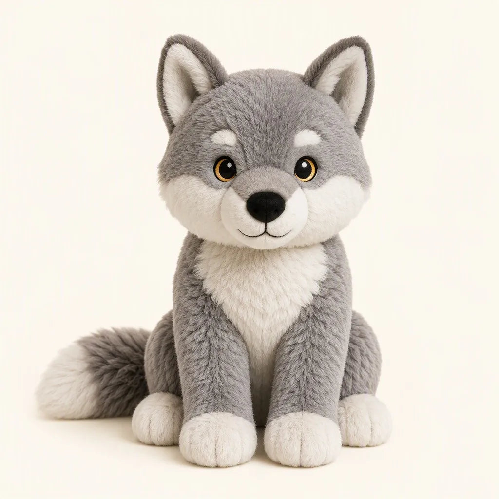 Jooki Wolf —Soft Plush Toy, 38cm — Meet Your New Cozy Companion