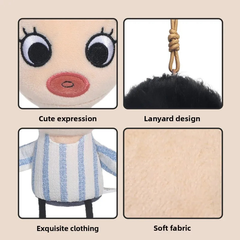 Fun Quirky Bestie Xinyi Plush Toy - Abstract Figurine Keychain