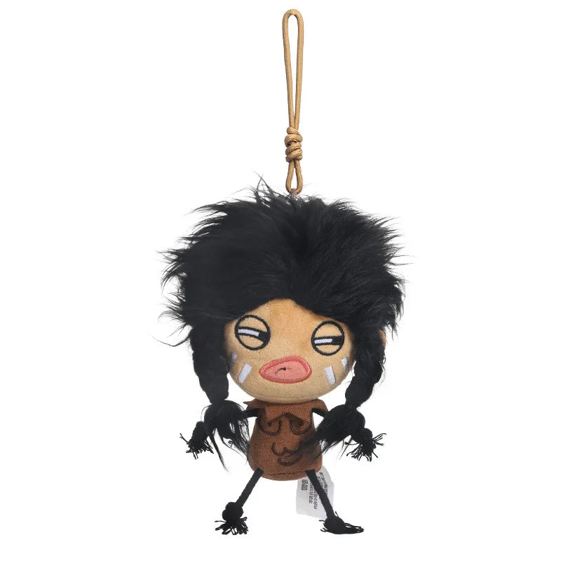 Catch Quirky Wild Man Dachun Plush Toy - Funny Figurine Keychain