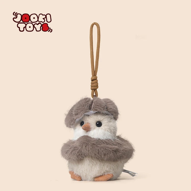 Cute Secret Realm Bird Keychain - Embroidered Plush Pendant