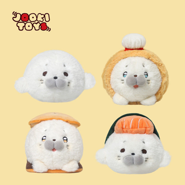 JOOKI Little Seal Small Size Sandwich Series Food Series Girl Birthday Gift Super Soft Plush Unisex Stress Relief - 1