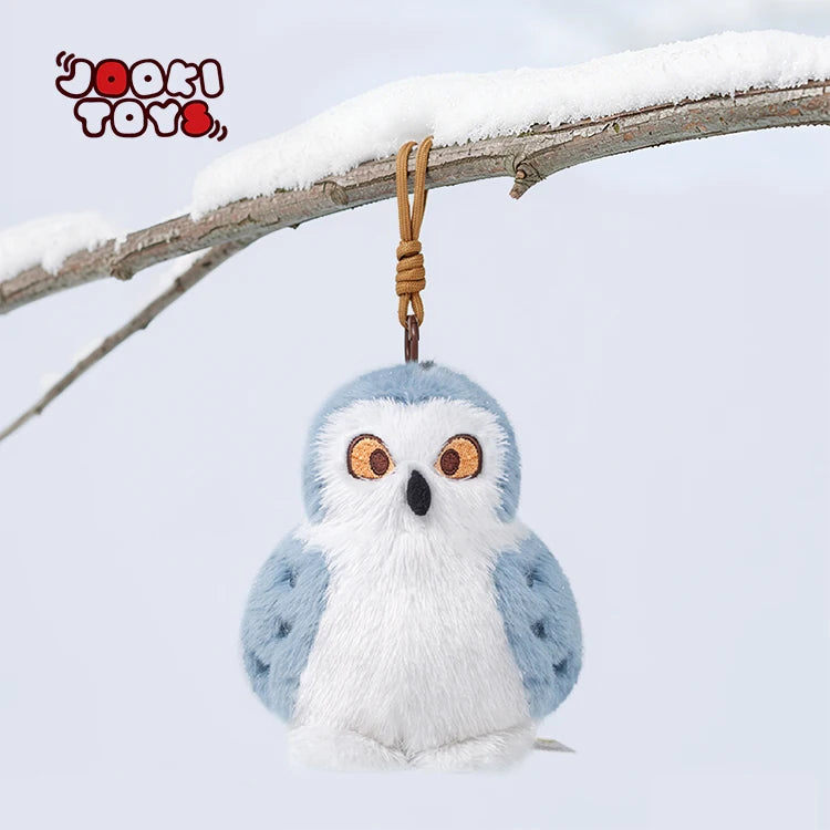 Cute Secret Realm Bird Keychain - Embroidered Plush Pendant