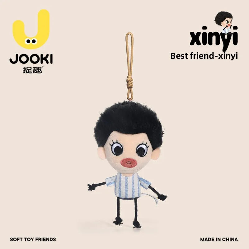 Fun Quirky Bestie Xinyi Plush Toy - Abstract Figurine Keychain