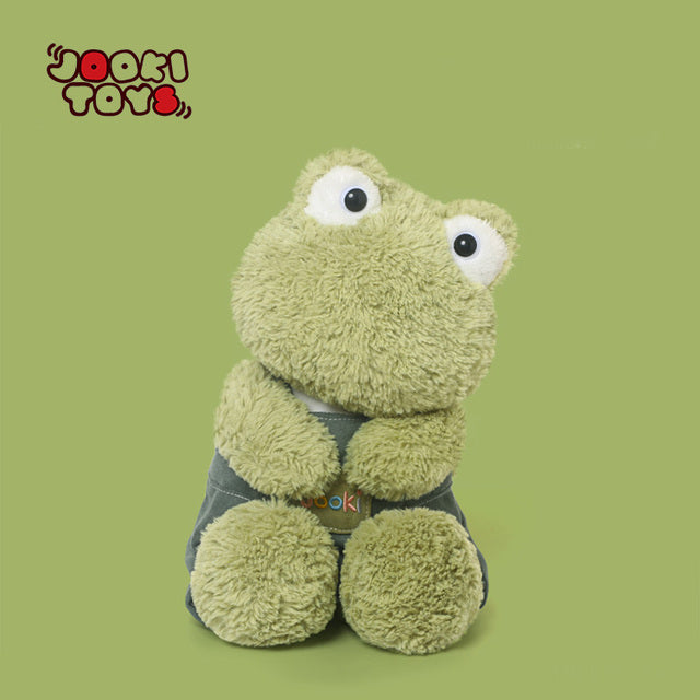 Jooki Overalls Series Frog Doll Plush Toy New Design Cute Animal Stuffed Toy Custom Lovey Unisex Gifts Baby - 2