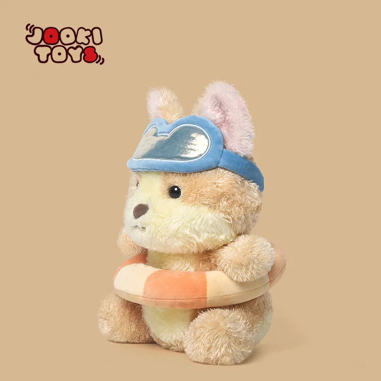 Cute Swimming Corgi Stuffed Animal - Rainy Day Series