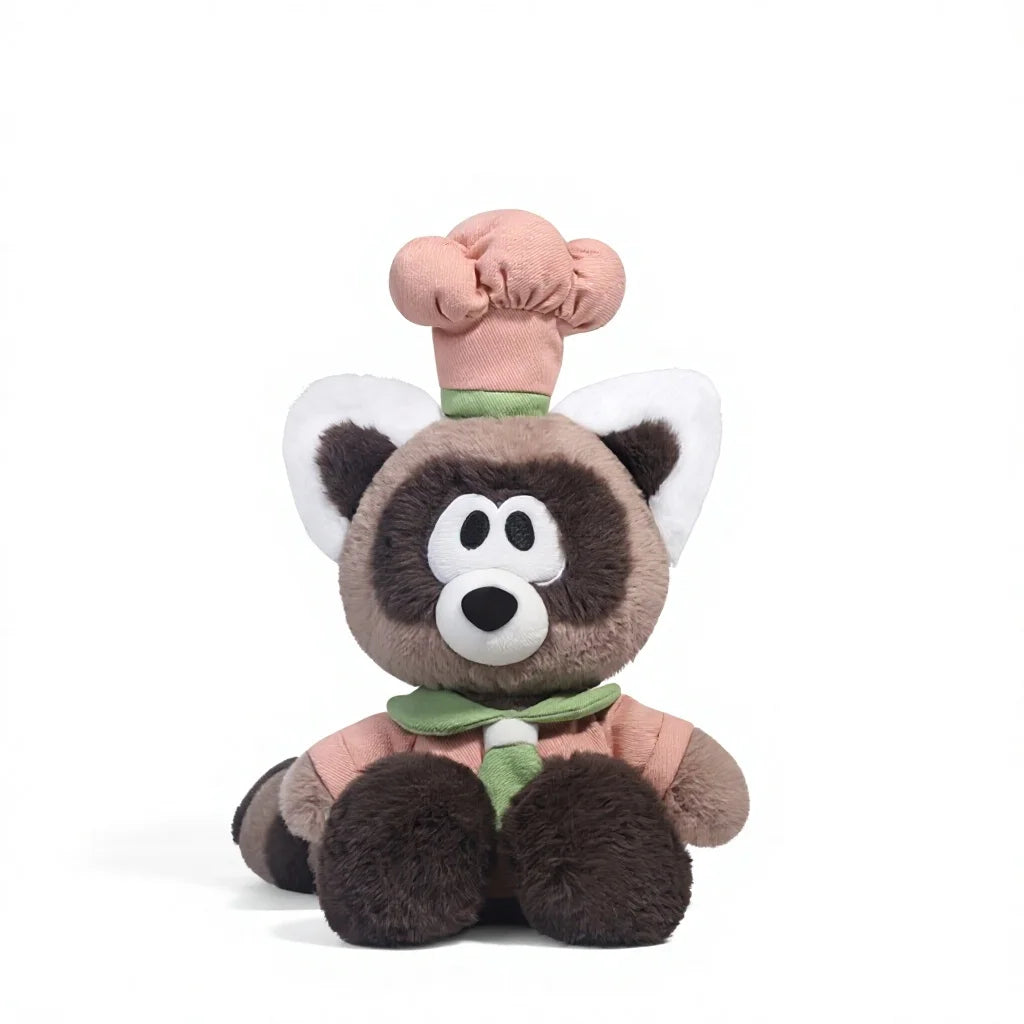 Zhuoqu Snack Shop Plush Toys - Crispy Raccoon & Friends