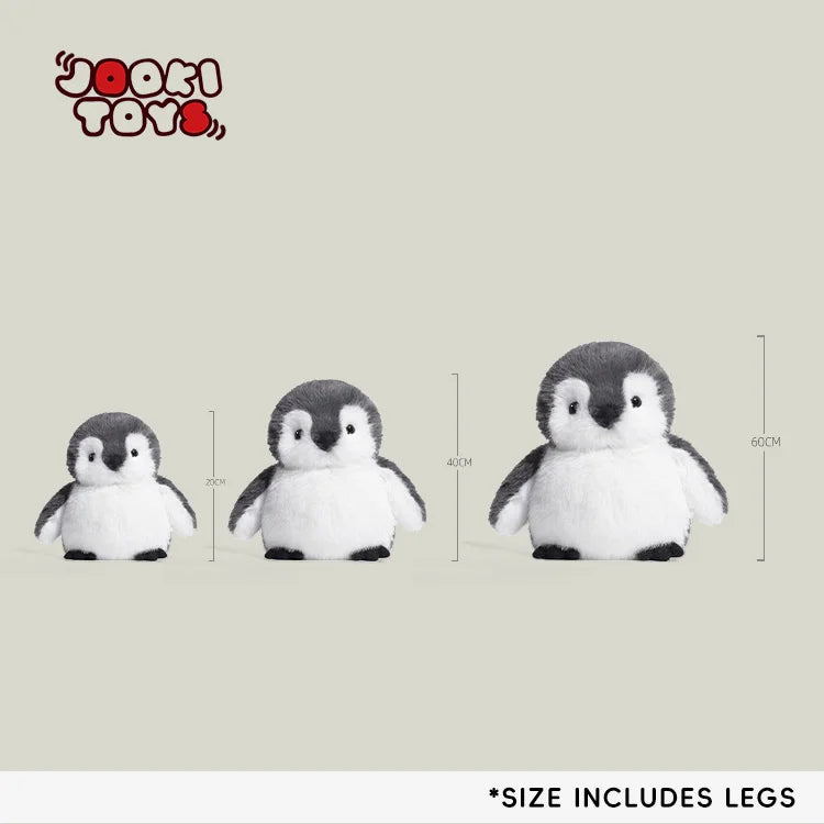 Cute Smokey Gray Penguin Stuffed Animal - Super Soft Plush