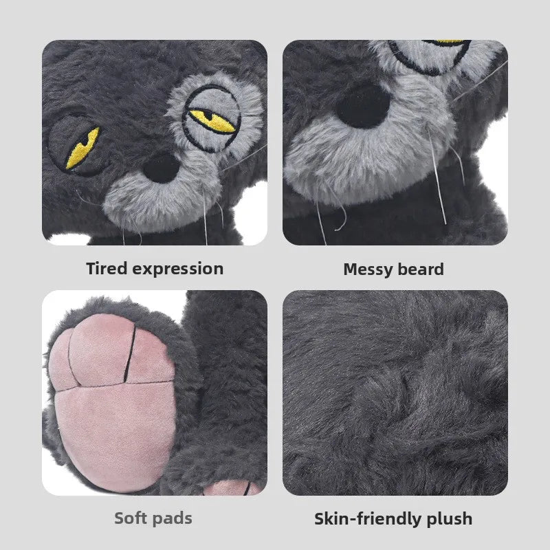 Catch Fun Xiao Mao Jerry Plush Toy - Ugly Cute Funny Doll