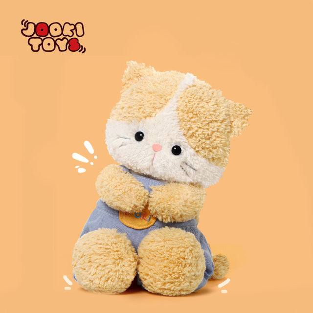 Jooki Overalls Series Cat Doll Plush Toy New Design Cute Animal Stuffed Toy Custom Lovey Unisex Gifts Baby - 2