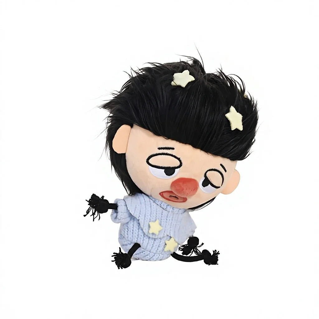 Catchy Fun Star Clown Muzhe Plush Toy - Abstract Figurine Keychain