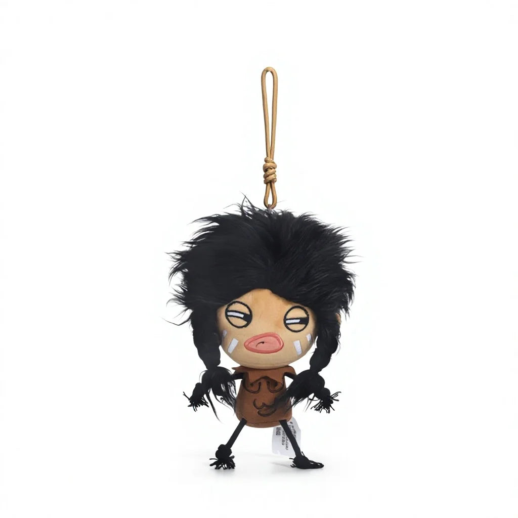 Catch Quirky Wild Man Dachun Plush Toy - Funny Figurine Keychain