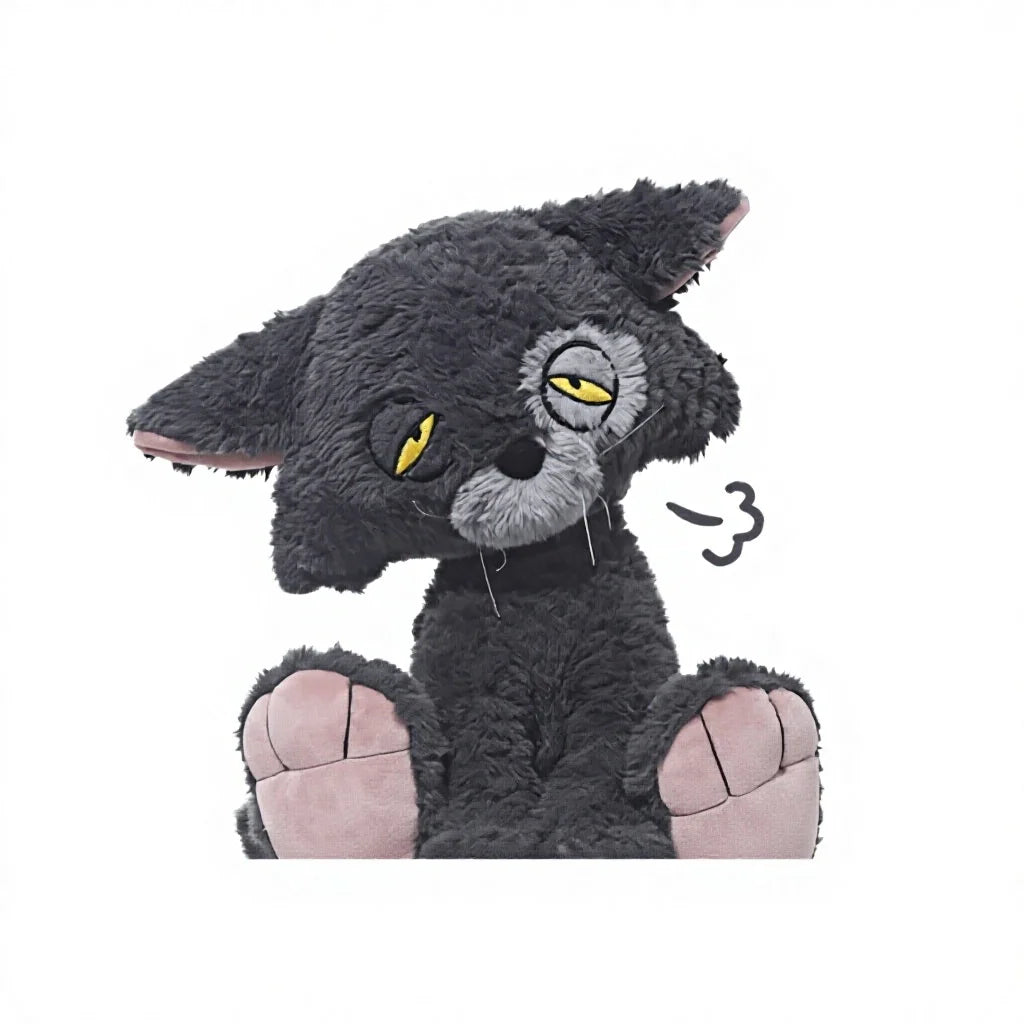 Catch Fun Xiao Mao Jerry Plush Toy - Ugly Cute Funny Doll