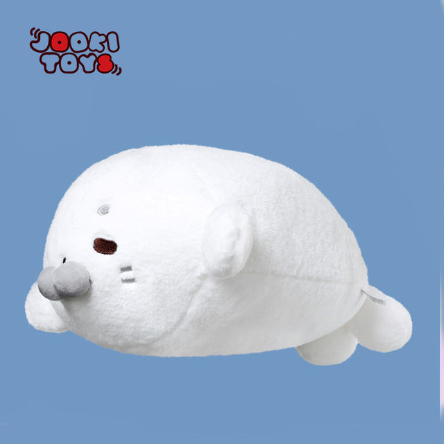 Jooki High Quality Super Soft PP Cotton Filled Embroidered Plush Toy Seal Pillow Stress Relief Safe Gift for Kids Collectors - 2