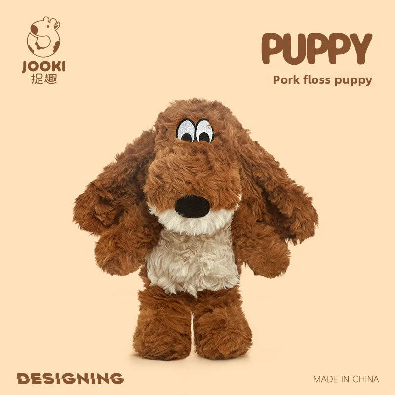 Cute Pork Floss Puppy Plush - Long Huggable Sleep Pillow