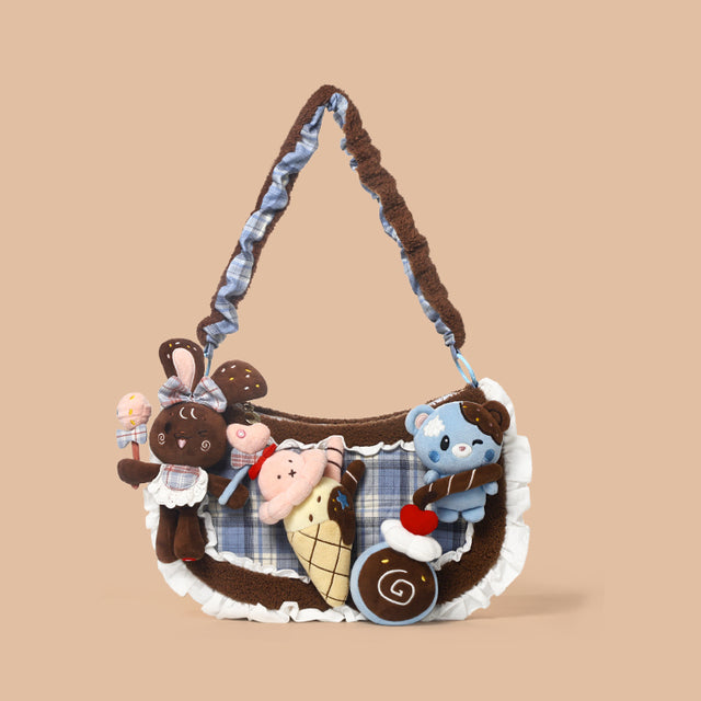 Jooki Super Soft Plush Toy Otherworldly Space Magic Chocolate Sauce Pack Bag Gift for Girls Collectors - 1