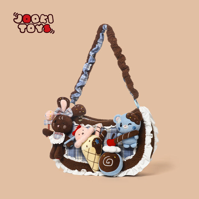 Jooki Super Soft Plush Toy Otherworldly Space Magic Chocolate Sauce Pack Bag Gift for Girls Collectors - 2