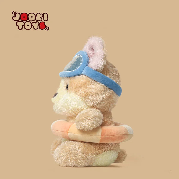 Cute Swimming Corgi Stuffed Animal - Rainy Day Series