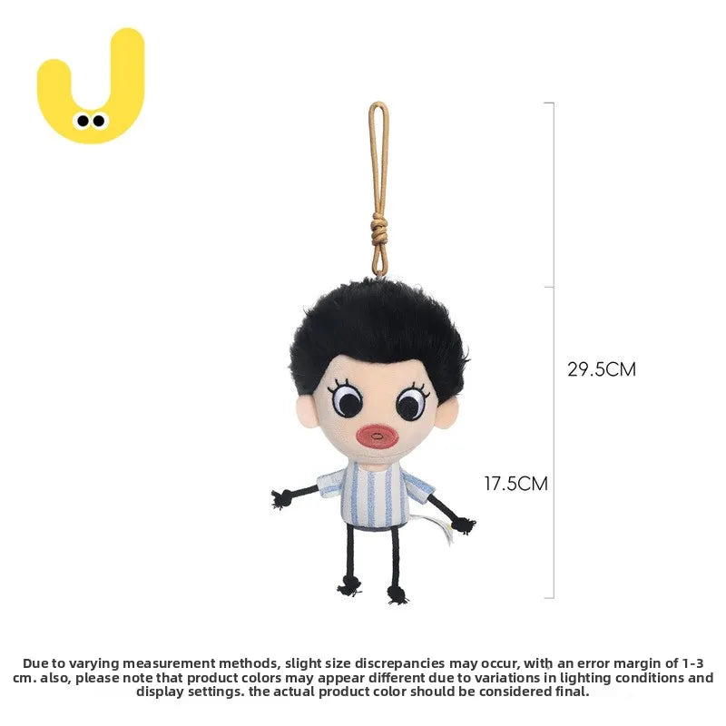 Fun Quirky Bestie Xinyi Plush Toy - Abstract Figurine Keychain